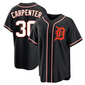 Davalo D.Tigers #30 Kerry Carpenter Player Black Fashion Out Home Game Stitched Jerseys