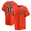 Davalo D.Tigers #30 Kerry Carpenter Player Orange Home Game Stitched Jerseys