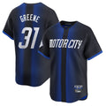Davalo D.Tigers #31 Riley Greene Player Navy City Connect Home Limited Stitched Jerseys