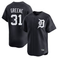 Davalo D.Tigers #31 Riley Greene Player Navy Home Limited Game Stitched Jerseys