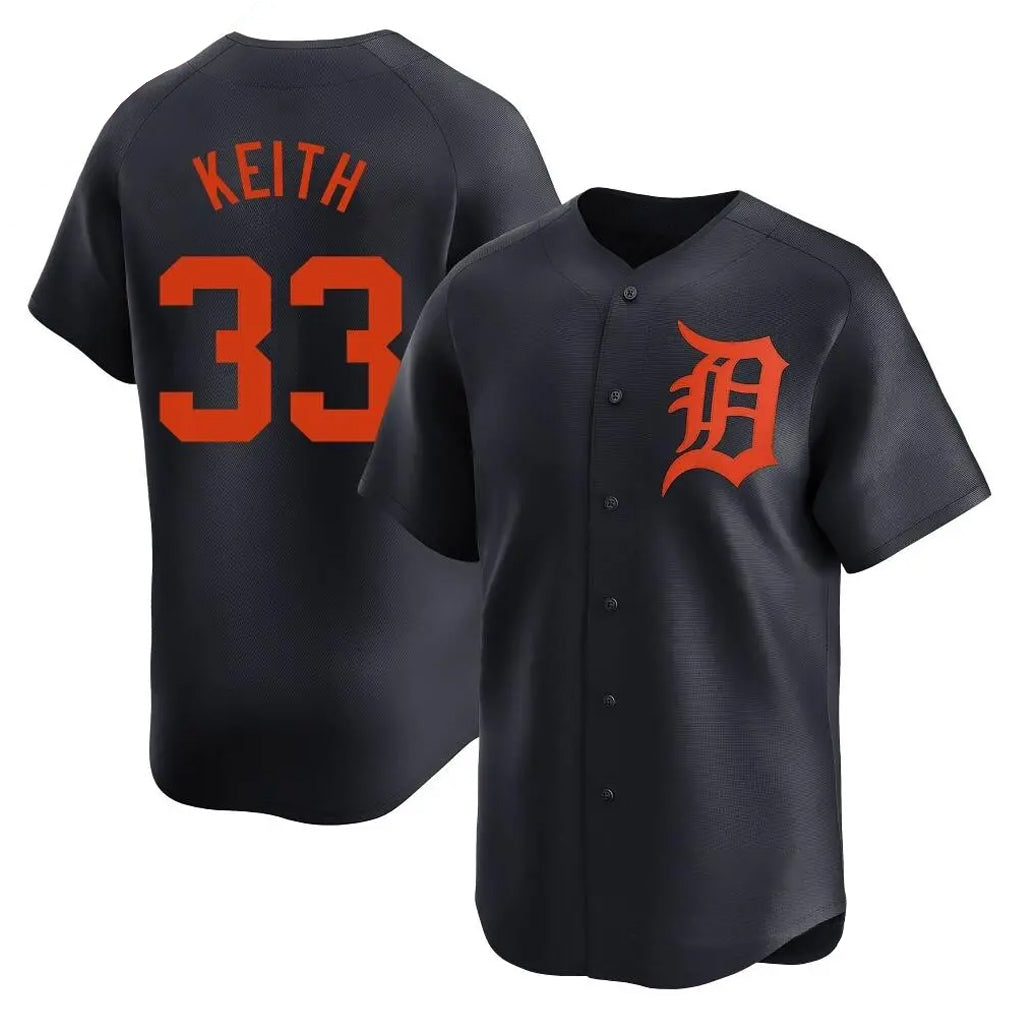 Davalo D.Tigers #33 Colt Keith Player Navy Home Limited Stitched Jerseys