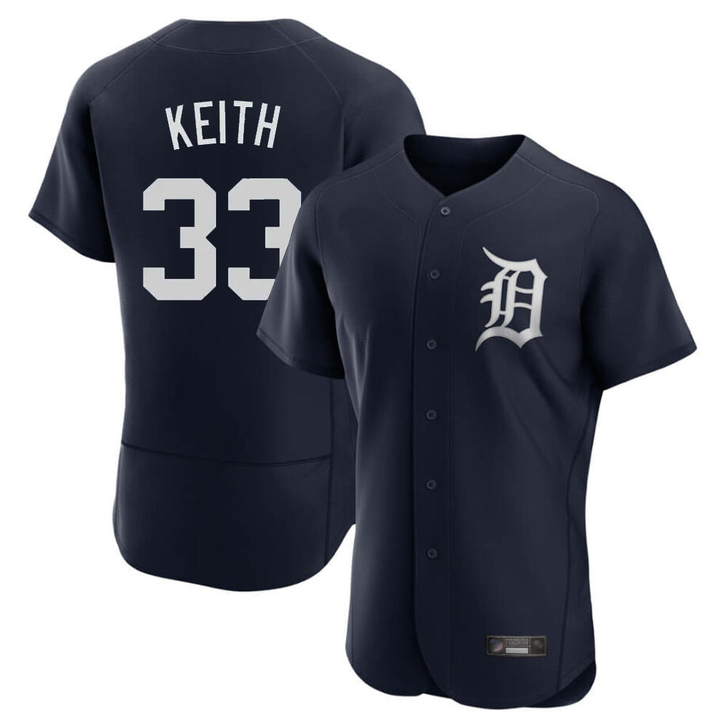 Davalo D.Tigers #33 Colt Keith Player Navy Limited Elite Home Stitched Jerseys