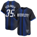 Davalo D.Tigers #35 Justin Verlander Player Navy City Connect Home Limited Stitched Jerseys