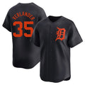 Davalo D.Tigers #35 Justin Verlander Player Navy Home Limited Stitched Jerseys