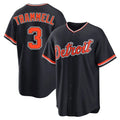 Davalo D.Tigers #3 Alan Trammell Player Navy Home Game Stitched Jerseys