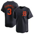 Davalo D.Tigers #3 Alan Trammell Player Navy Home Limited Stitched Jerseys