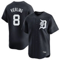 Davalo D.Tigers #8 Matt Vierling Player Navy Home Limited Game Stitched Jerseys