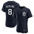 Davalo D.Tigers #8 Matt Vierling Player Navy Limited Elite Home Stitched Jerseys