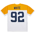 Davalo GB.Packers 2010 #92 Reggie White Mitchell & Ness White 1994 Legacy Replica Stitched Puhic Jersey