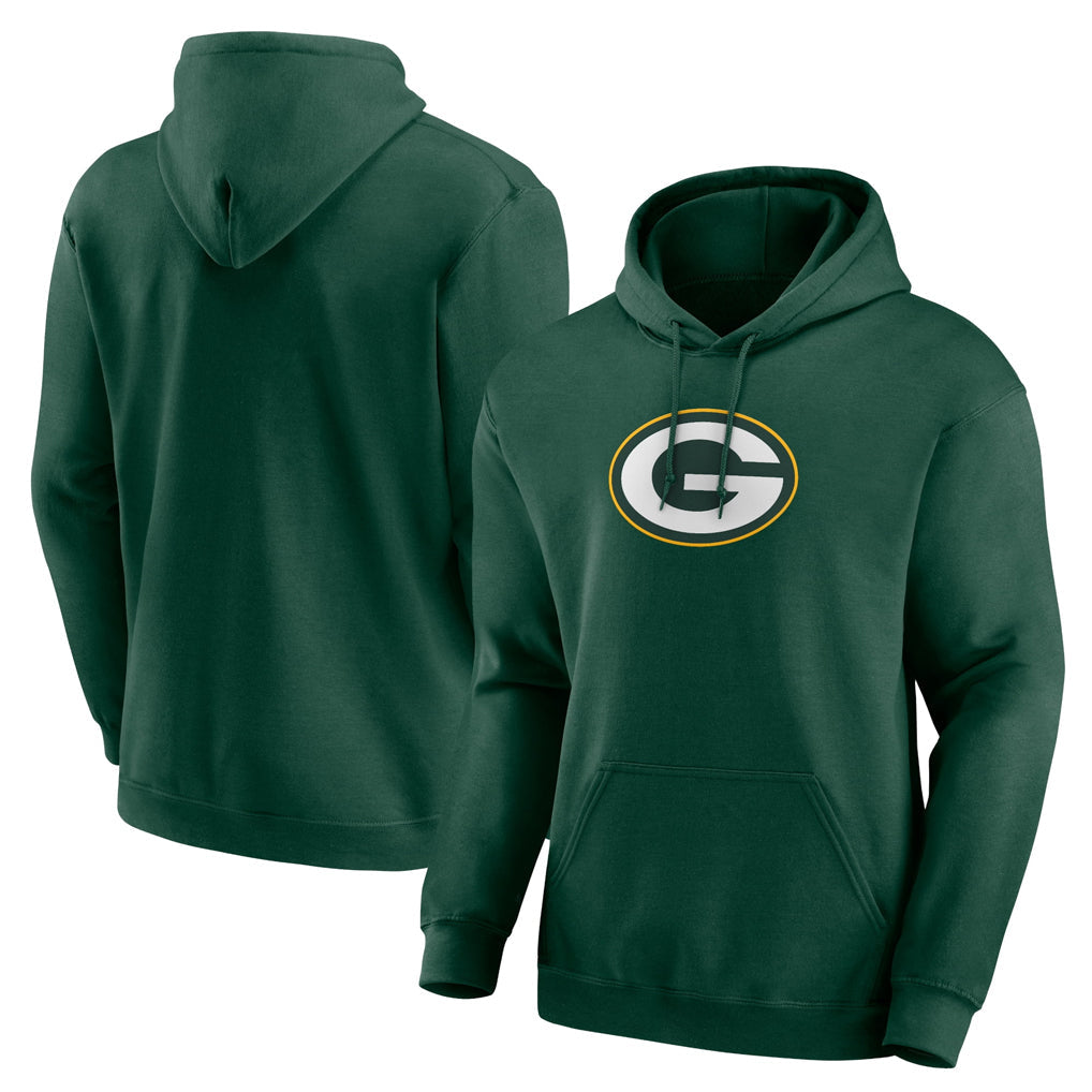 Davalo GB.Packers Green Logo Pullover Hoodies Limited Game Blank Player Stitched Jerseys