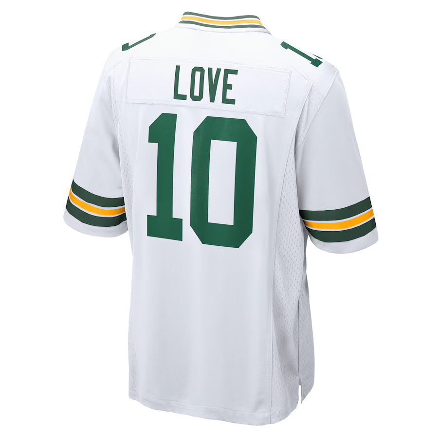 Davalo GB.Packers #10 Jordan Love Player White Home Game Stitched Jerseys