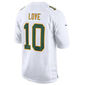Davalo GB.Packers #10 Jordan Love White Fashion Game Jersey American Stitched Jerseys