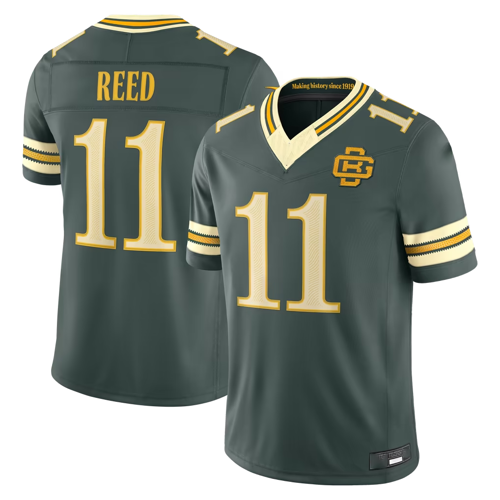 Davalo GB.Packers #11 Jayden Reed Green  2026 Rivalries Collection Limited Stitched Jerseys