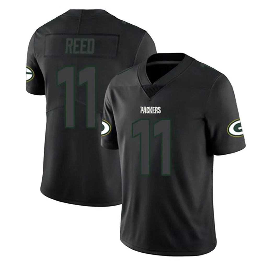 Davalo GB.Packers #11 Jayden Reed Player Black Impact Limited Home Game Stitched Jerseys
