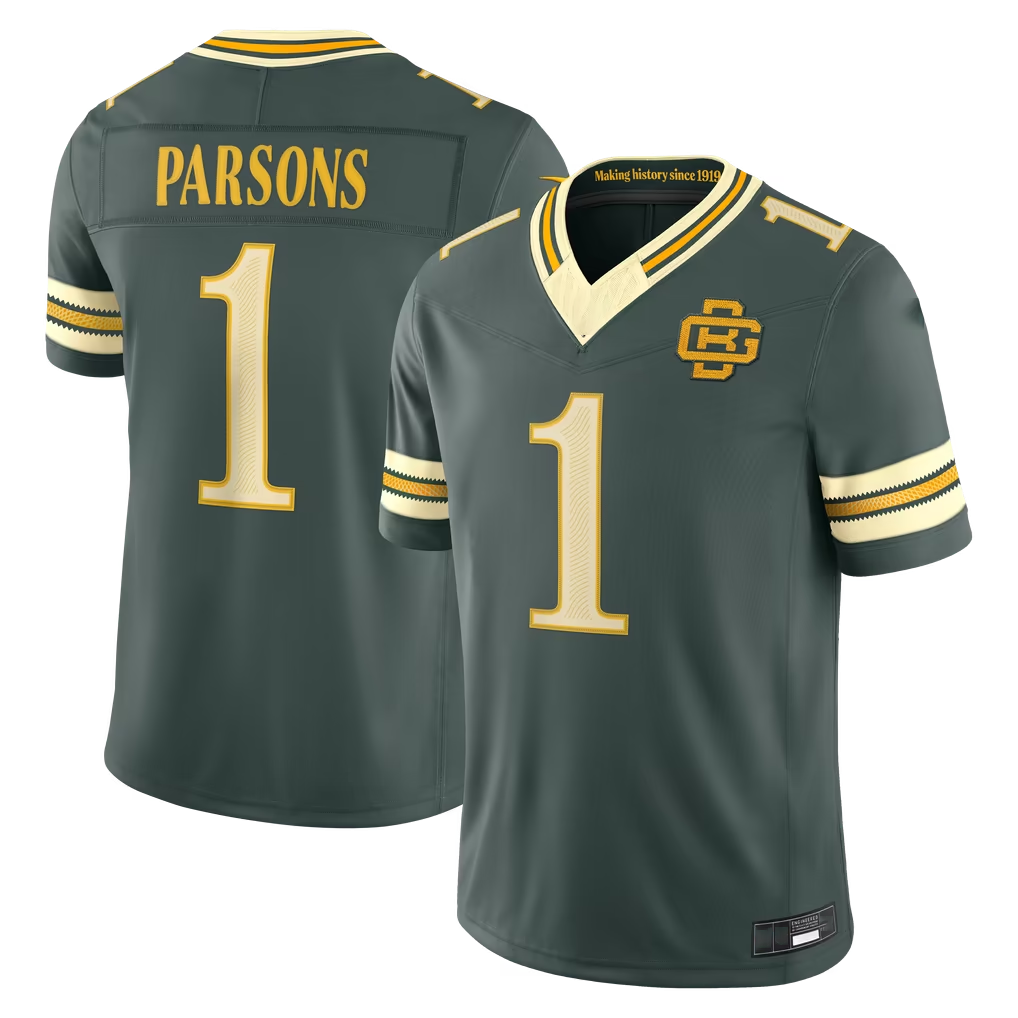 Davalo GB.Packers #1 Micah Parsons Green 2026 Rivalries Collection Limited Stitched Jerseys