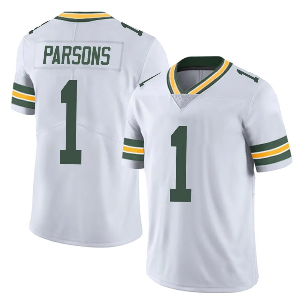 Davalo GB.Packers #1 Micah Parsons Player White Vapor Untouchable Limited Home Game Stitched Jerseys