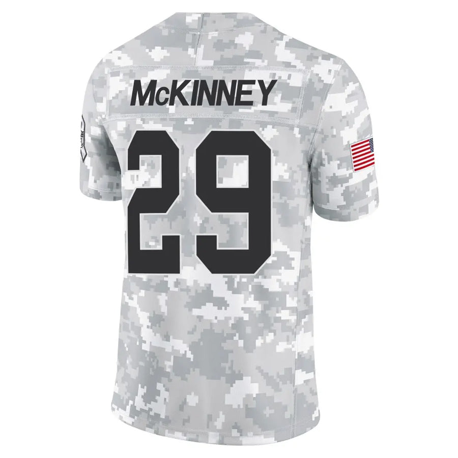 Davalo GB.Packers #29 Xavier McKinney Player Arctic Camo Salute to Service Stitched Jerseys