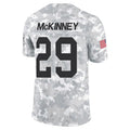 Davalo GB.Packers #29 Xavier McKinney Player Arctic Camo Salute to Service Stitched Jerseys