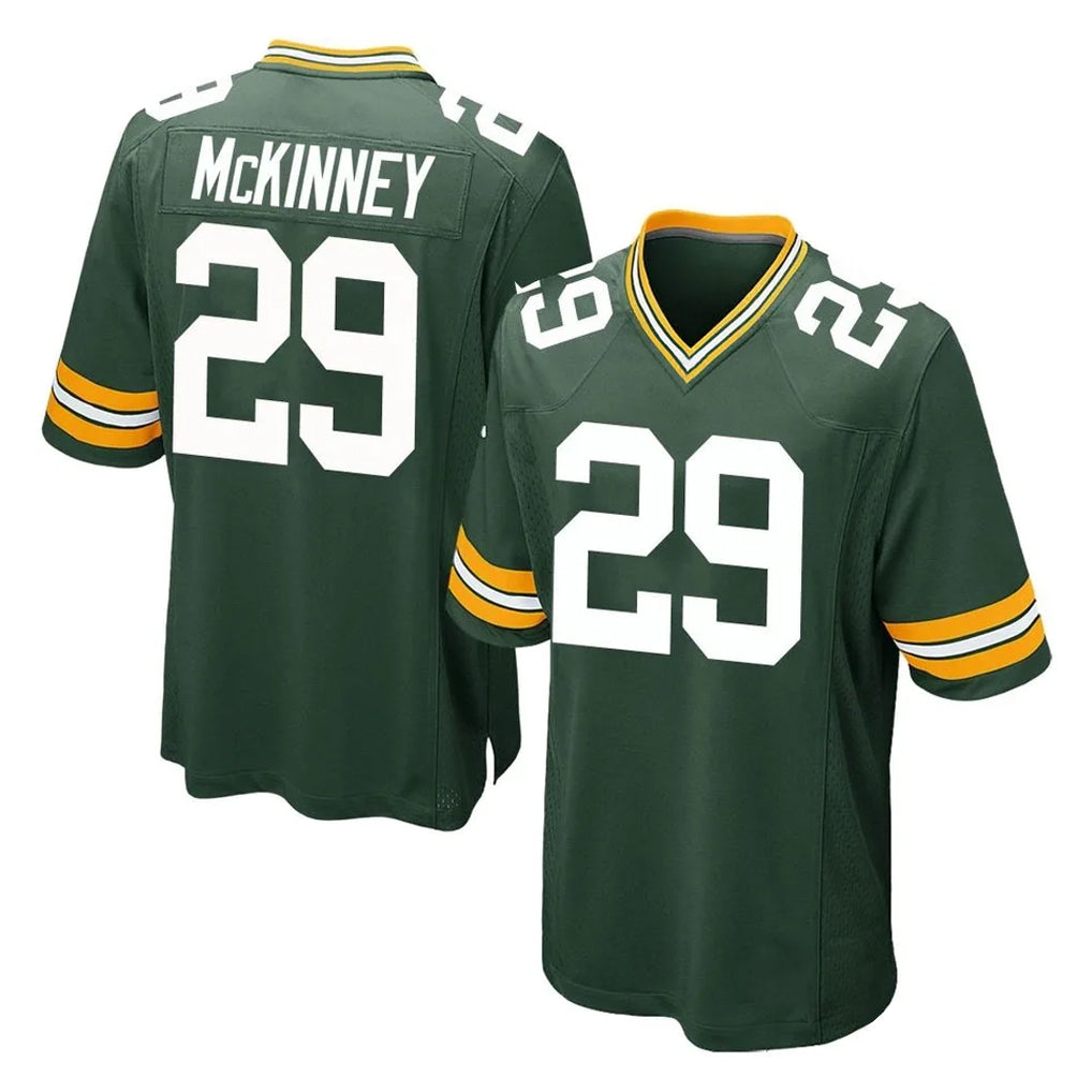 Davalo GB.Packers #29 Xavier McKinney Player Green Home Game Stitched Jerseys