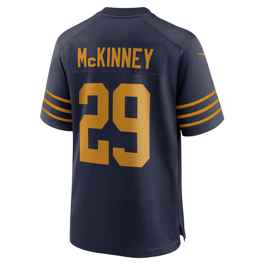 Davalo GB.Packers #29 Xavier McKinney Player Navy The 1923 Classic Game Stitched Jerseys