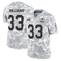 Davalo GB.Packers #33 Evan Williams Player Arctic Camo Salute To Service Limited Stitched Jerseys