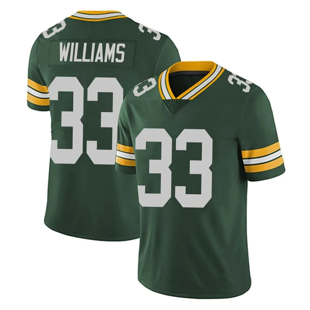 Davalo GB.Packers #33 Evan Williams Player Green Vapor Untouchable Limited Home Game Stitched Jerseys