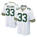 Davalo GB.Packers #33 Evan Williams Player White Home Game Stitched Jerseys