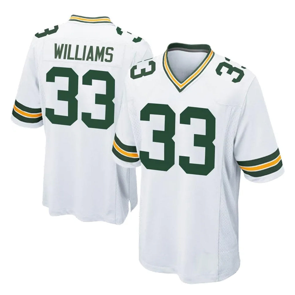 Davalo GB.Packers #33 Evan Williams Player White Home Game Stitched Jerseys