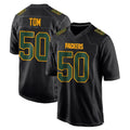 Davalo GB.Packers #50 Zach Tom Player Black Fashion Home Game Stitched Jerseys