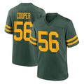 Davalo GB.Packers #56 Edgerrin Cooper Player Green Alternate Home Game Stitched Jerseys