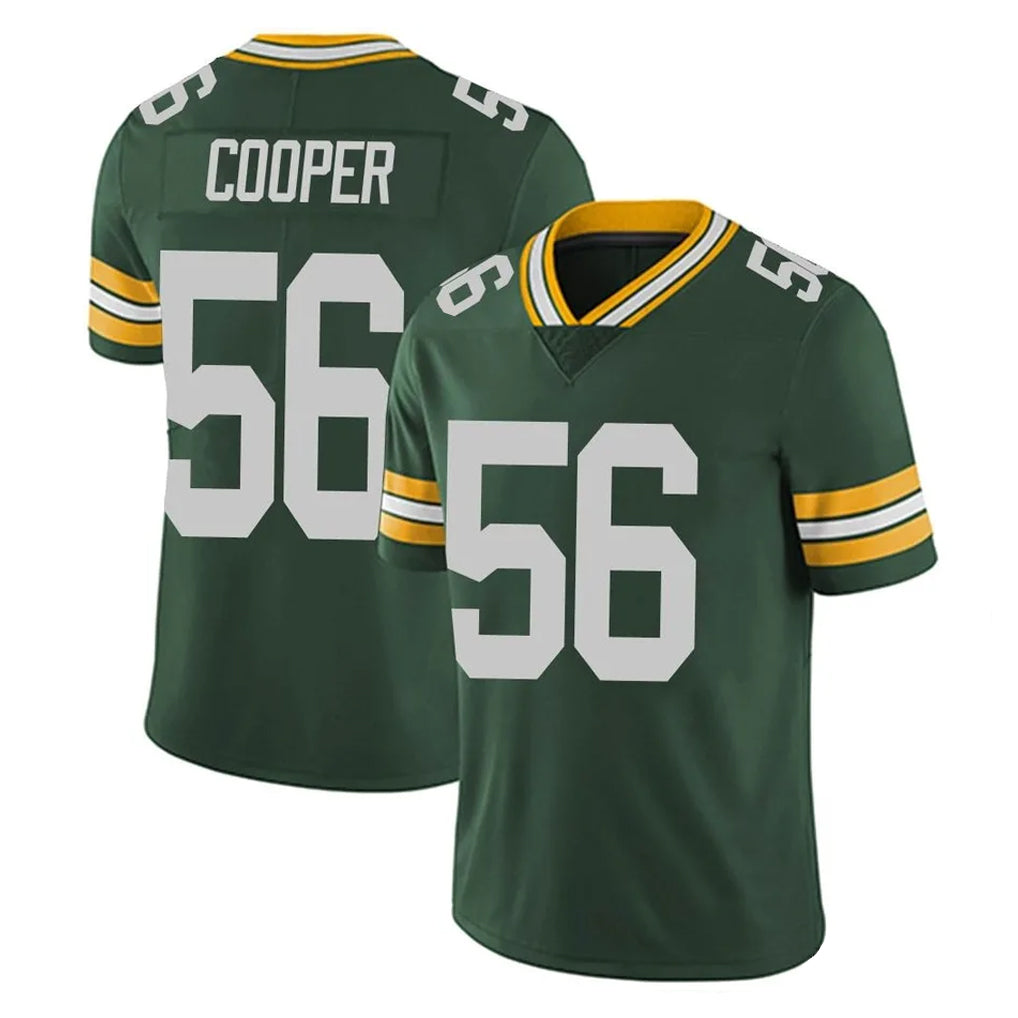 Davalo GB.Packers #56 Edgerrin Cooper Player Green Vapor Untouchable Limited Home Game Stitched Jerseys