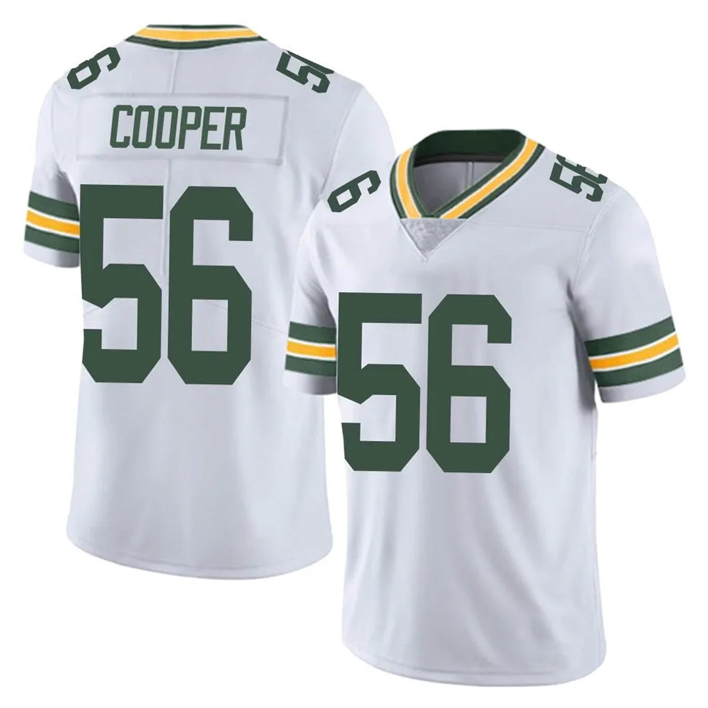 Davalo GB.Packers #56 Edgerrin Cooper Player White Vapor Untouchable Limited Home Game Stitched Jerseys