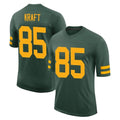 Davalo GB.Packers #85 Tucker Kraft Player Green Alternate Vapor Home Game Stitched Jerseys