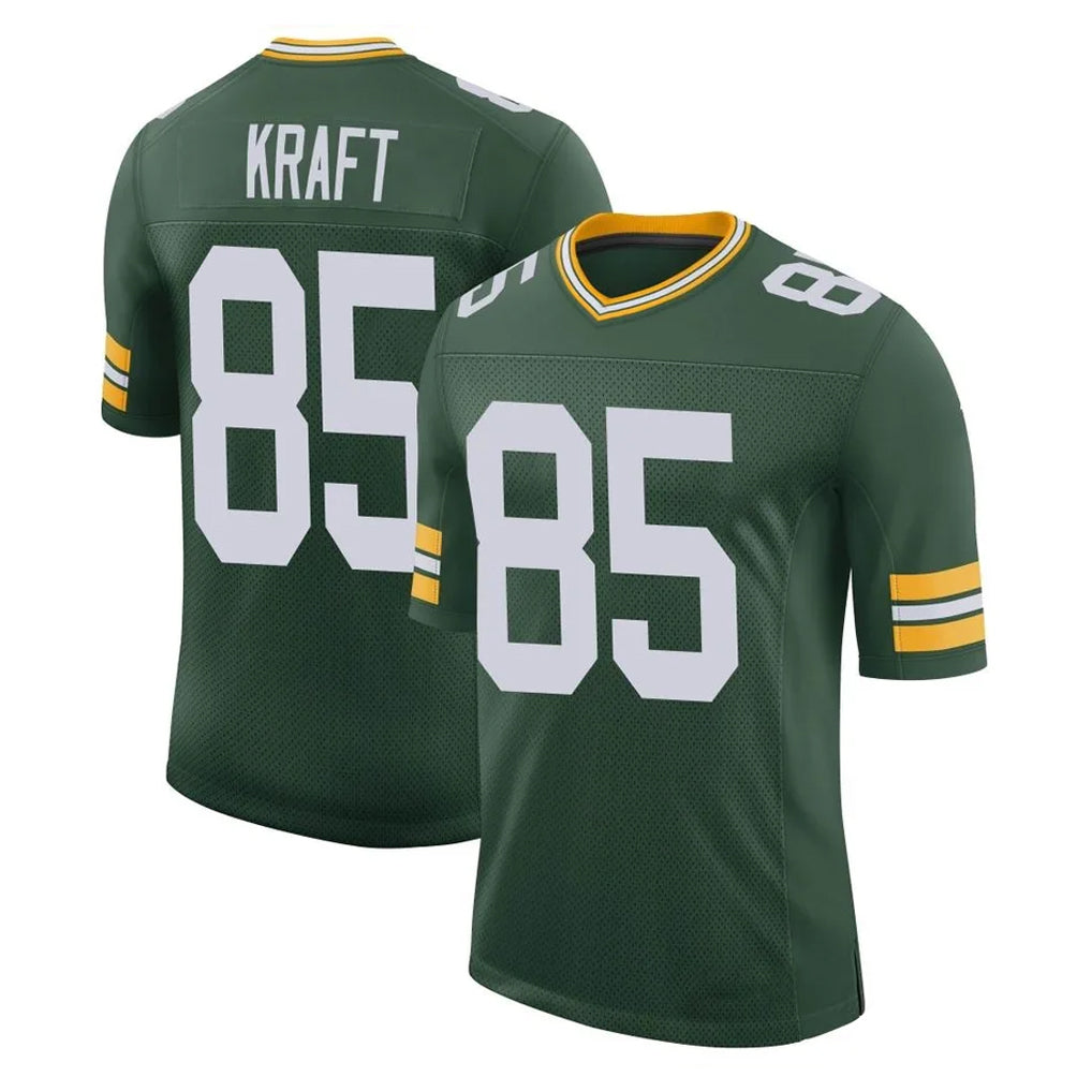 Davalo GB.Packers #85 Tucker Kraft Player Green Limited Classic Home Game Stitched Jerseys