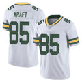 Davalo GB.Packers #85 Tucker Kraft Player White Vapor Untouchable Limited Home Game Stitched Jerseys