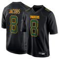 Davalo GB.Packers #8 Josh Jacobs Player Black Fashion Game Stitched Jerseys