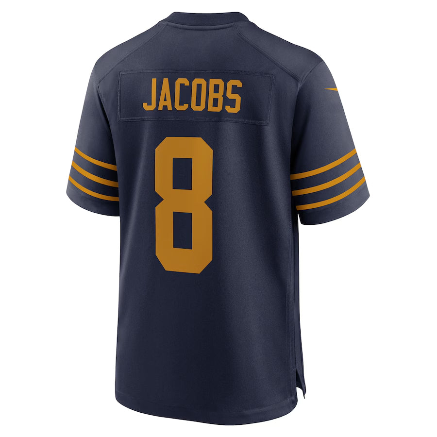 Davalo GB.Packers #8 Josh Jacobs Player Navy The 1923 Classic Game Stitched Jerseys