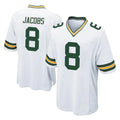 Davalo GB.Packers #8 Josh Jacobs Player White Home Game Stitched Jerseys