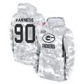 Davalo GB.Packers #90 Lukas Van Ness Player Arctic Camo Salute to Service Hoodies Limited Game Stitched Jerseys