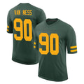 Davalo GB.Packers #90 Lukas Van Ness Player Green Alternate Vapor Home Game Stitched Jerseys