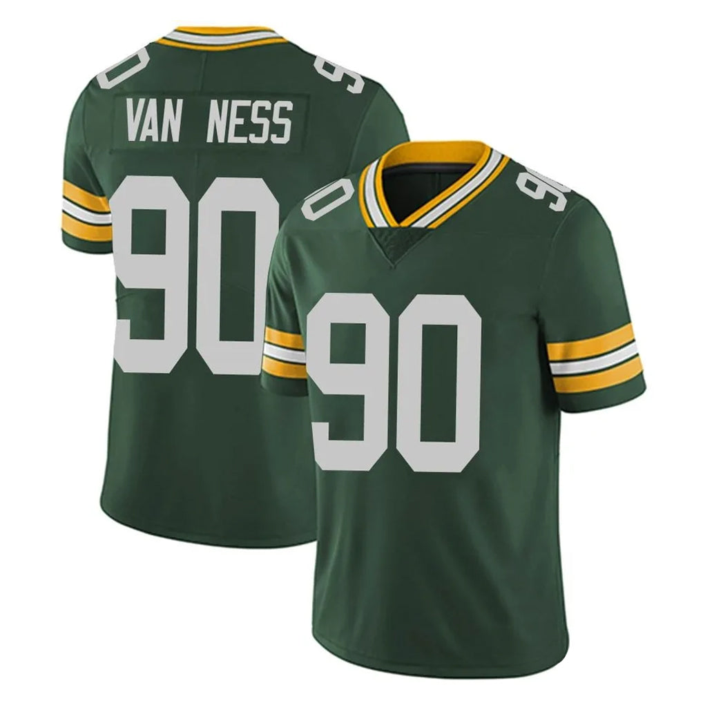 Davalo GB.Packers #90 Lukas Van Ness Player Green Vapor Untouchable Limited Home Game Stitched Jerseys