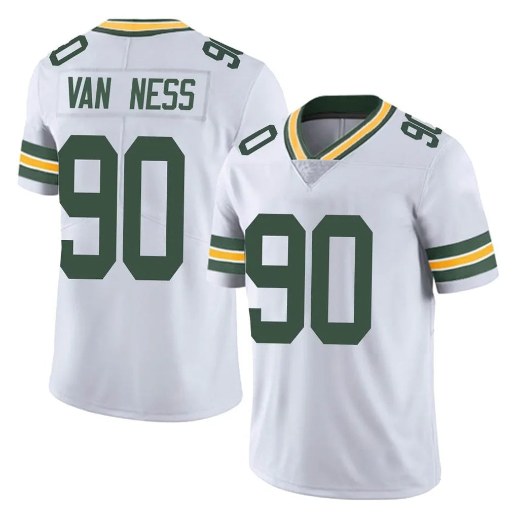 Davalo GB.Packers #90 Lukas Van Ness Player White Vapor Untouchable Limited Home Game Stitched Jerseys