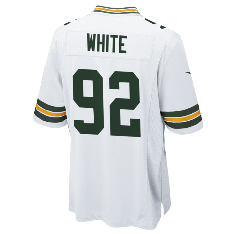 Davalo GB.Packers #92 Reggie White Player White Home Game Stitched Jerseys