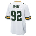 Davalo GB.Packers #92 Reggie White Player White Home Game Stitched Jerseys