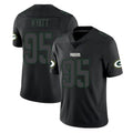 Davalo GB.Packers #95 Devonte Wyatt Player Black Impact Limited Home Game Stitched Jerseys
