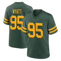 Davalo GB.Packers #95 Devonte Wyatt Player Green Alternate Home Game Stitched Jerseys