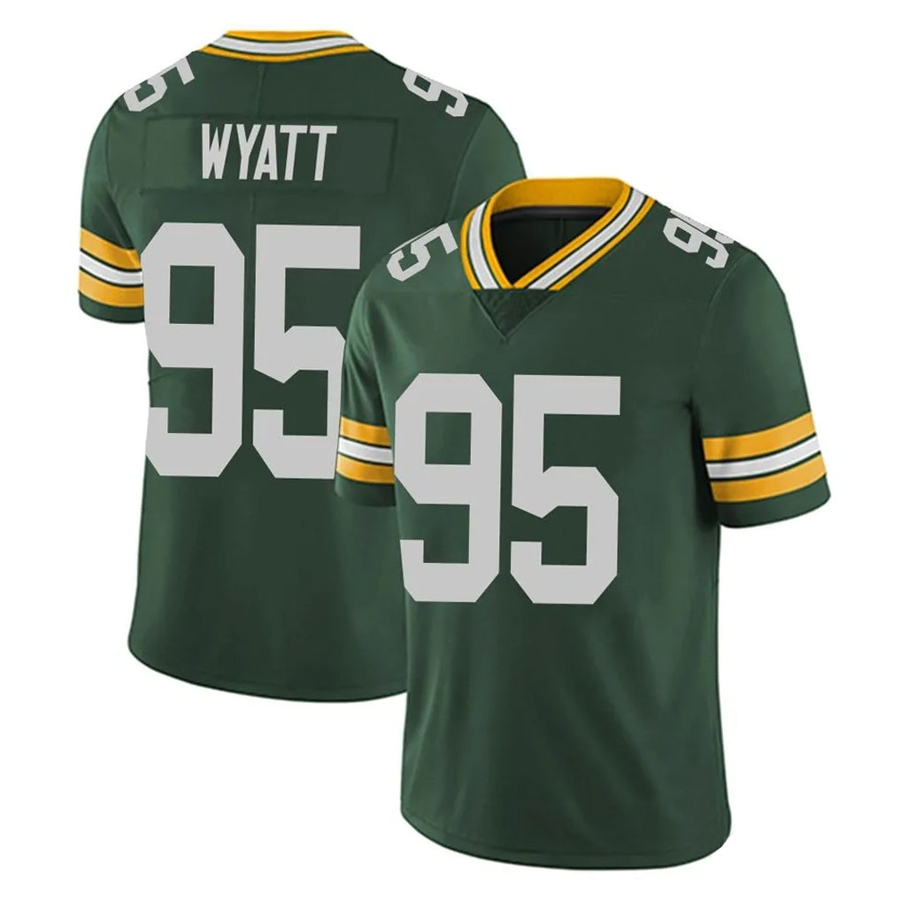 Davalo GB.Packers #95 Devonte Wyatt Player Green Vapor Untouchable Limited Home Game Stitched Jerseys