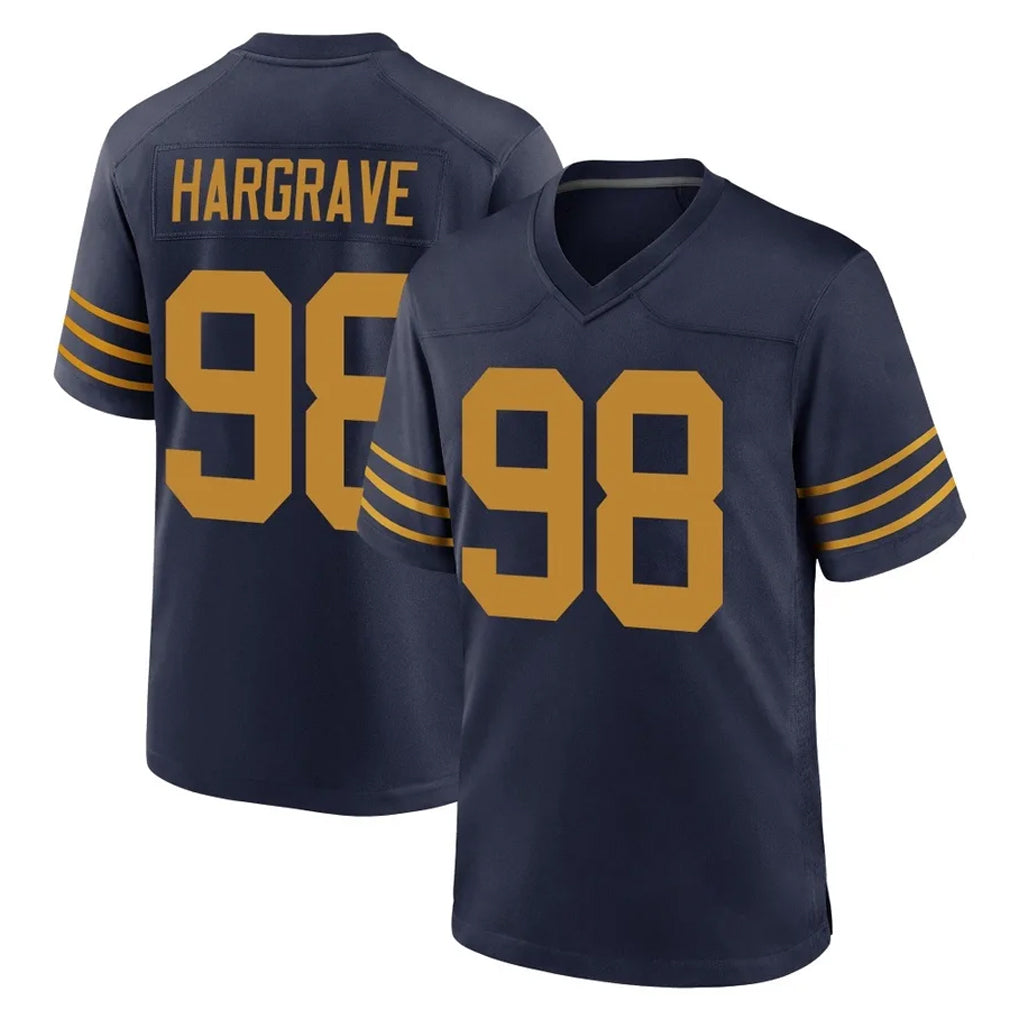 Davalo GB.Packers #98 Javon Hargrave Player Navy The 1923 Classic Home Game Stitched Jerseys