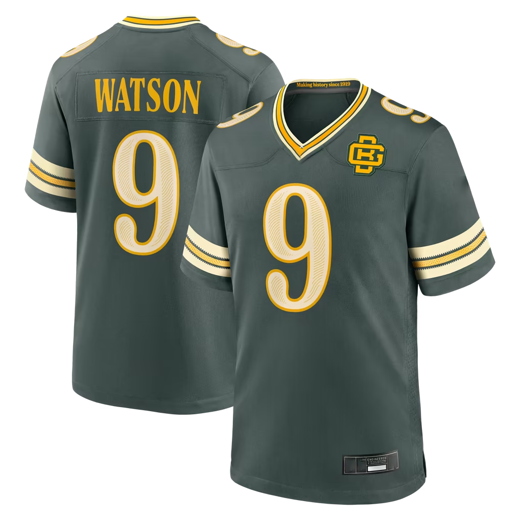 Davalo GB.Packers #9 Christian Watson Green 2026 Rivalries Collection Game Stitched Jerseys