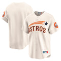 Davalo H.Astros Cream Throwback Cooperstown Collection Limited Blank Player Stitched Jerseys